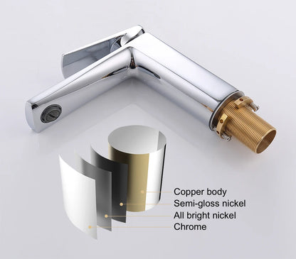 Vgx Brushed Gold Bathroom Faucets Square Basin Mixer