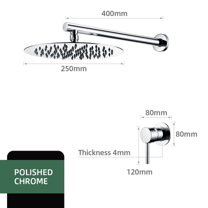 Bathroom Faucet Rose Gold Shower Wall Mounted 8/10/12