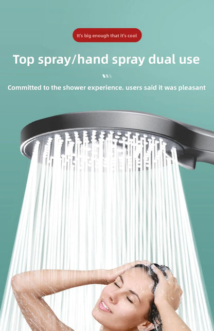 Bathroom Sprayer Shower Head Water Saving Handheld Rain