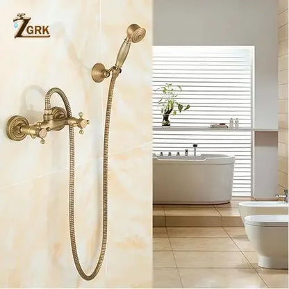 Zgrk Bathtub Faucets Brass Bathroom Faucet Mixer Tap