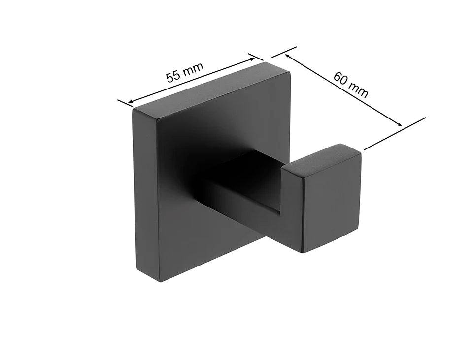 Matte Black Bathroom Hardware 304 Stainless Steel Towel