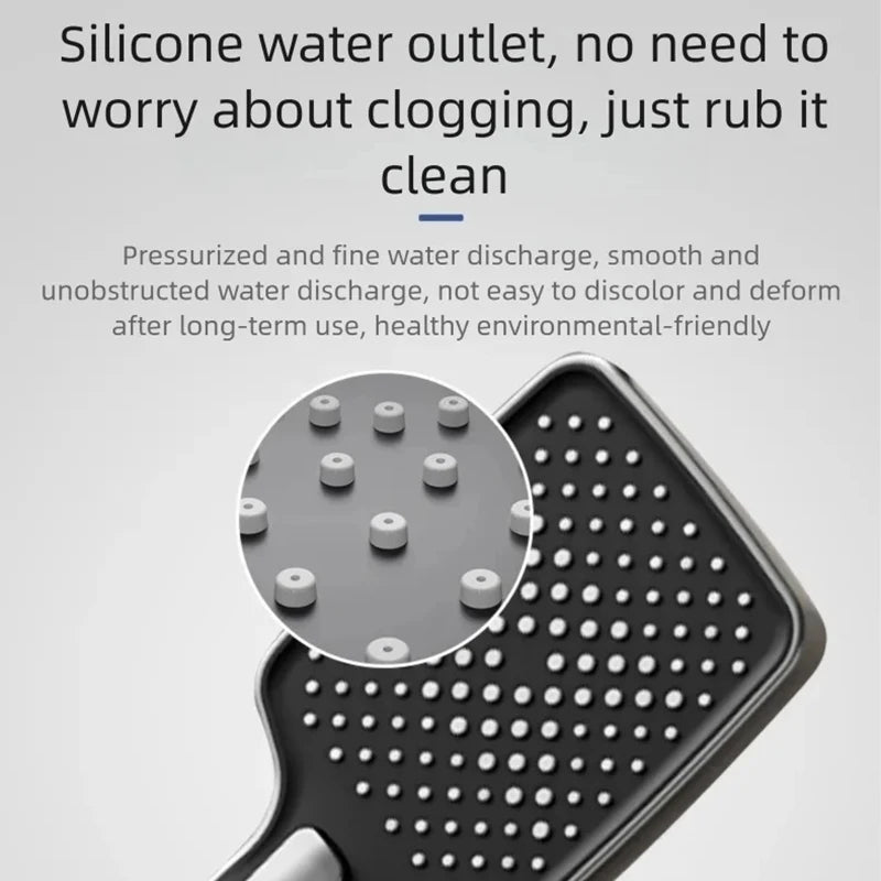 Aluminum Shower Cold Water Digital Display Pressurized Shower