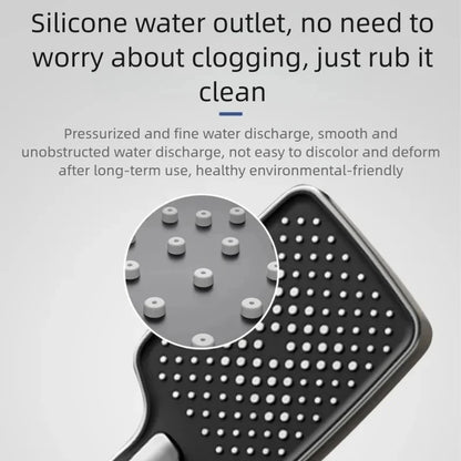 Aluminum Shower Cold Water Digital Display Pressurized Shower