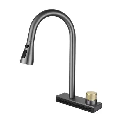 Popular Waterfall Faucet 304 Stainless Steel Cold Rainfall