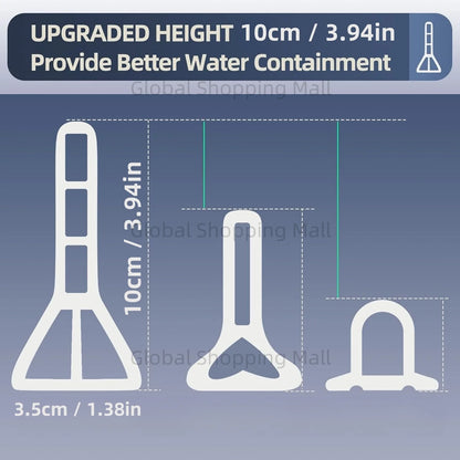 10cm/4 High Shower Dam Up To 300cm/9 84ft