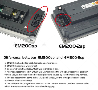 Votol Controller Programmable Em200-2sp 72v 600a Can Controller