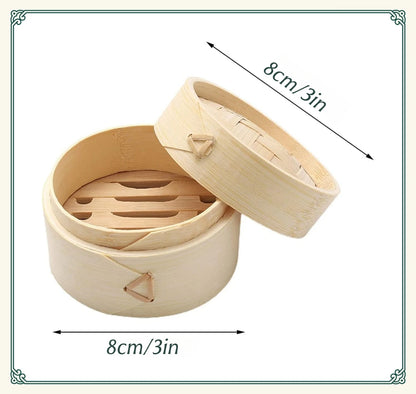 10-30pack In Mini Bamboo Steamer Appetizer Display Catered