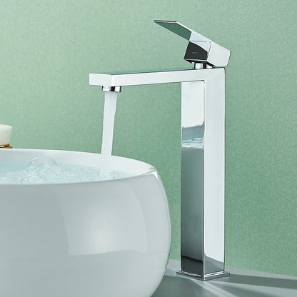 Stainless Steel Bathroom Faucet Deck Mount Basin Sink