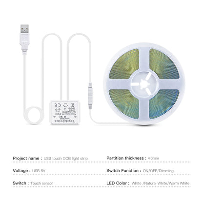 Makeup Mirror Backlight Lighting Cob 5v Usb Led
