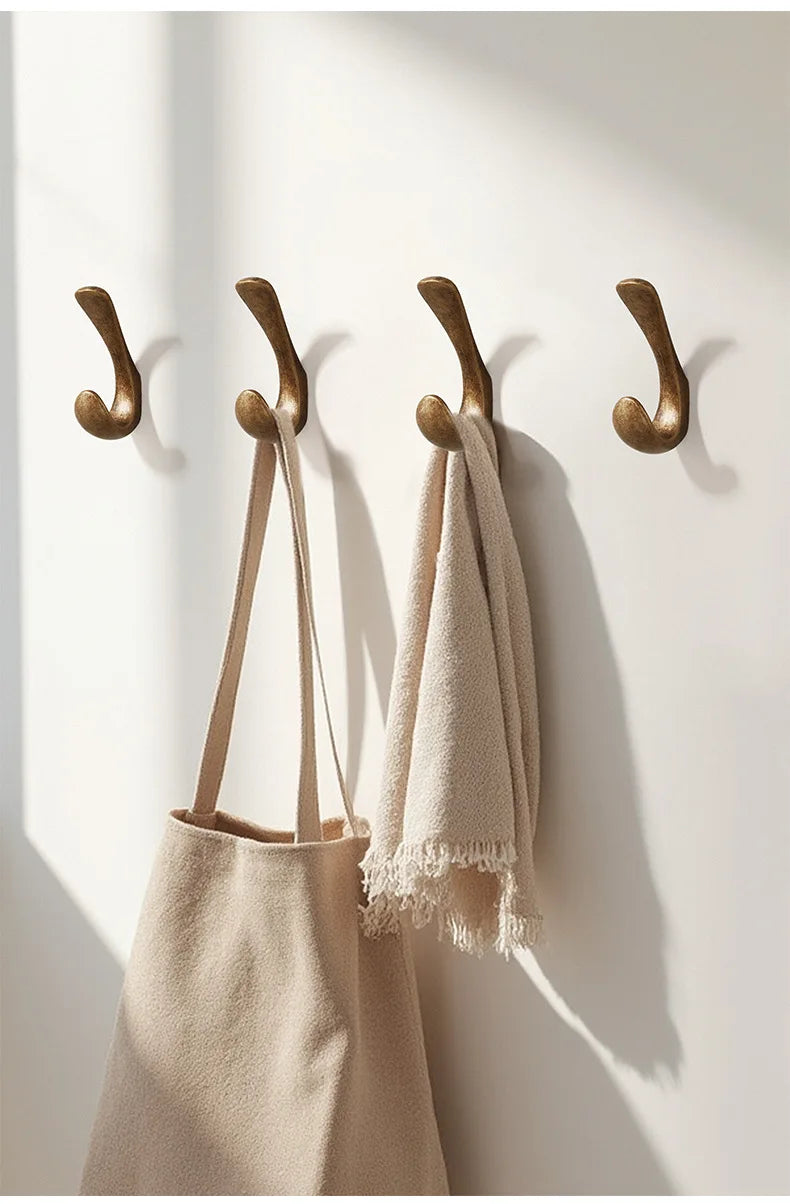 Yutoko Hook Moon Antique Wall Hanging Clothes Hook