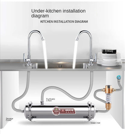Spin Down Sediment Filter Backwash Whole House Water