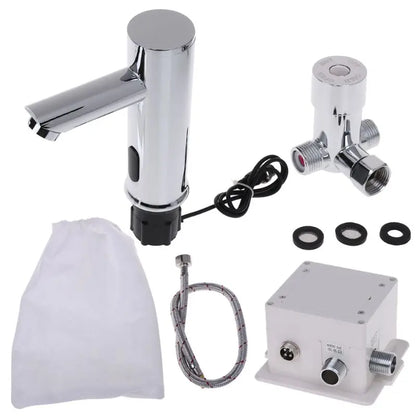 Bathroom Automatic Infrared Sensor Sink Faucet Touchless Basin
