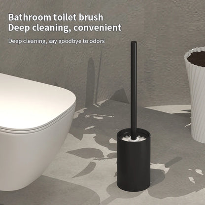 Bathroom Toilet Brush Holder Cleaning Plastic Floor Standing