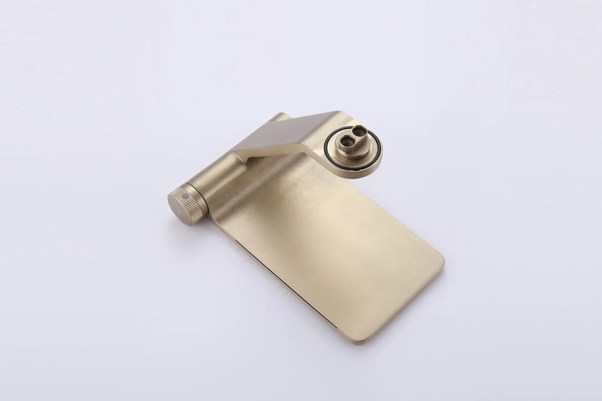 Waterfall Basin Cold Mixer Crane Faucet Copper Hotel