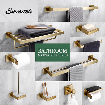 Matte Gold Towel Rack 304 Stainless Steel Towel