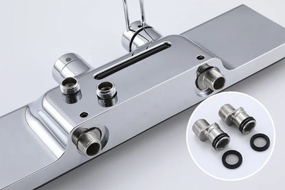 Vgx Luxury Chrome Shower System Four-Function Bathroom Shower