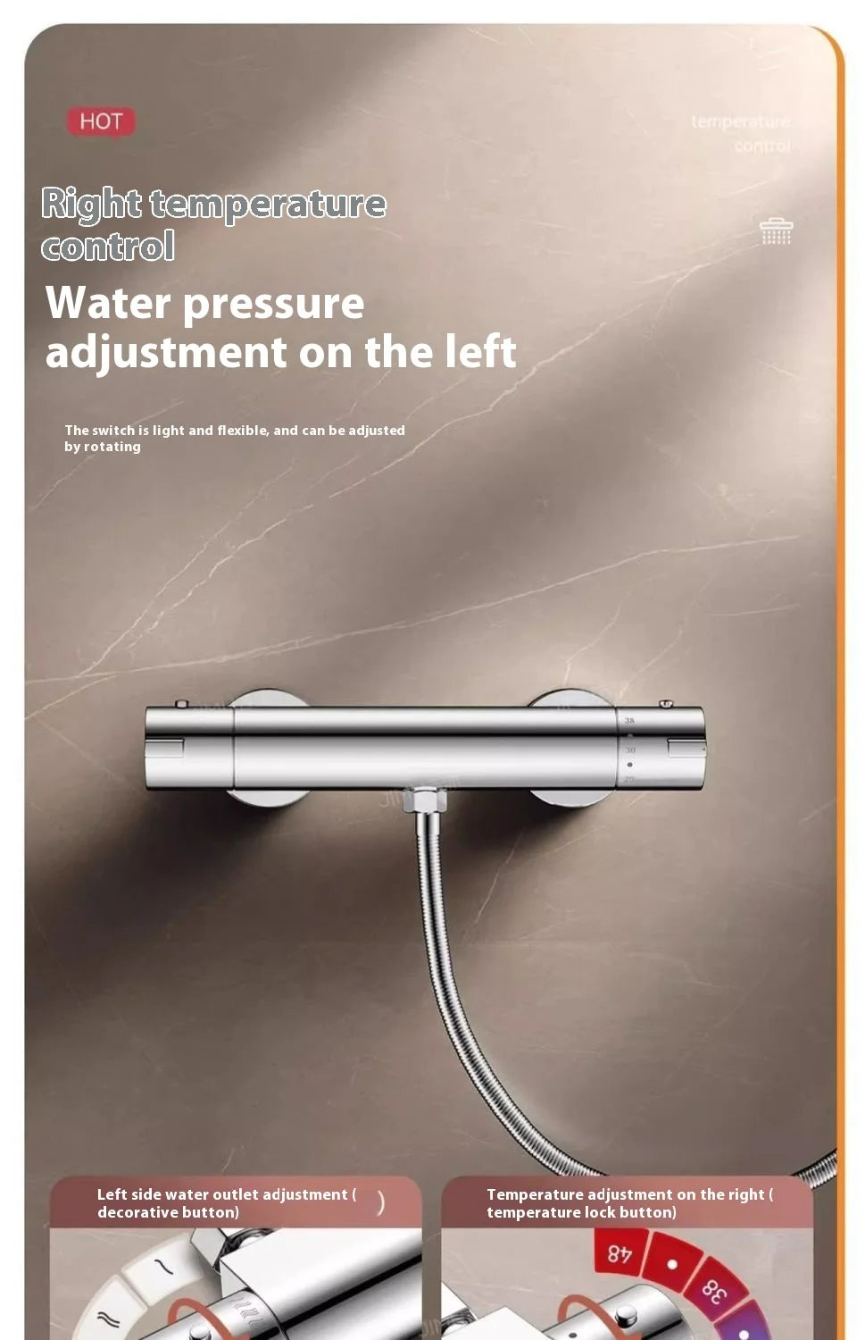 Thermostatic Mixing Valve Thermostatic Device Cold Shower