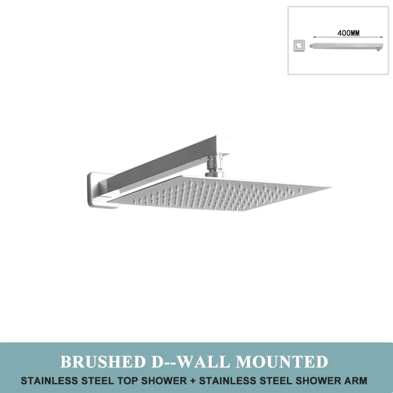 White Black Gold High Quality 8/10 Inch Stainless