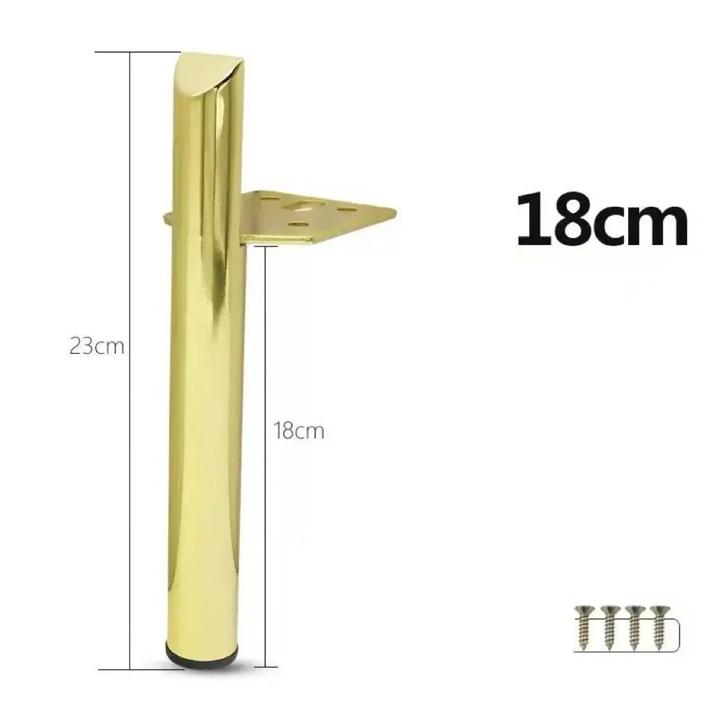 4pcs Light Luxury Metal Thickened Bathroom Cabinet Tv