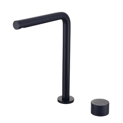Brushed Gold Bathroom Faucet Two Holes Gun Grey
