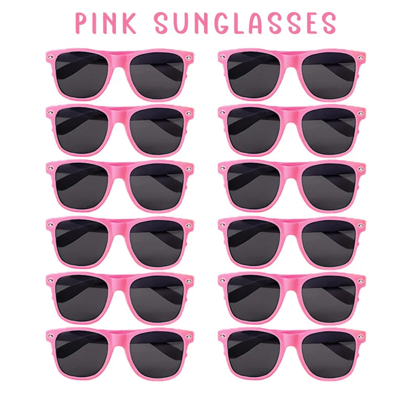 12-100pcs Wedding Sunglasses Guests Heart Shaped Sunglasses