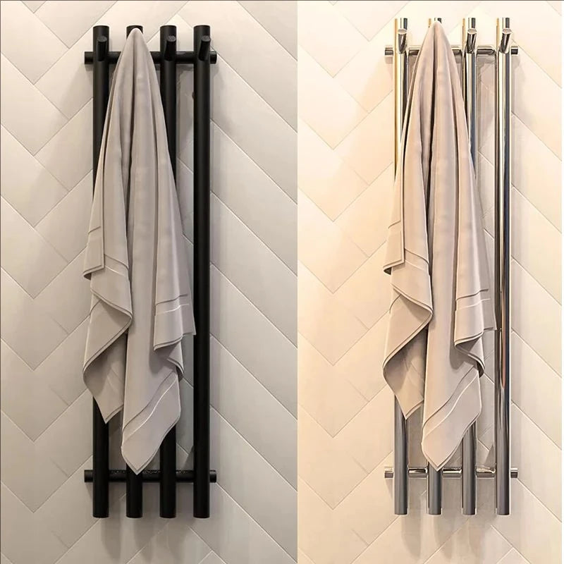 Bathroom Electric Heated Towel Rack 3/4 Bars Bathroom