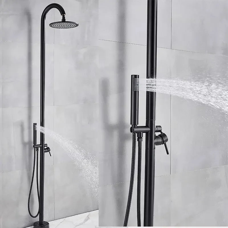 Outdoor Shower Column Garden Beach Waterproof Large Nozzle