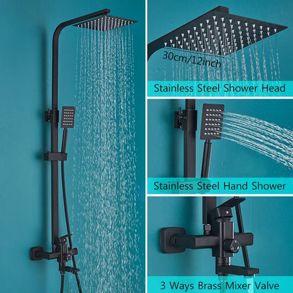 Shinesia Thermostatic Digital Display Shower Faucet Shower Mixer
