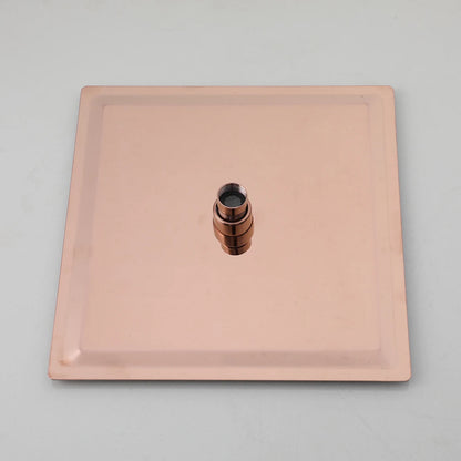 Zappo Solid Brass Rose Golden Shower Faucet Pink
