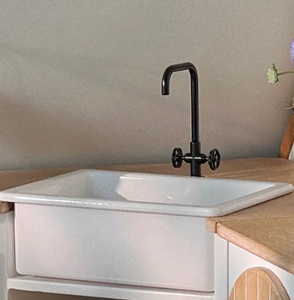 Solid Wood Metal Corner Sink Cabinet Door Cabinet