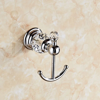Luxury Crystal Silver Bathroom Chrome Polished Brass Bath