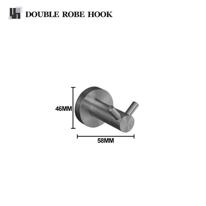 Gray Bathroom Hardware Cup Rack Towel Rack Toilet