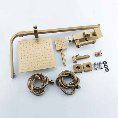 Cold Bathroom Shower Stainless Steel Bathroom Faucet System