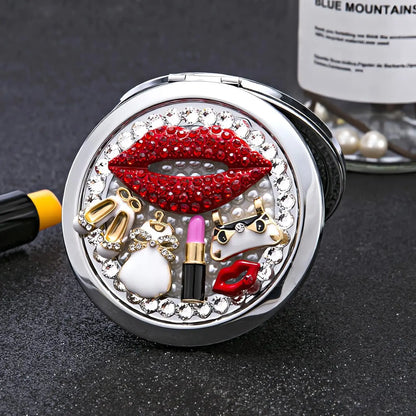 Compact Mirror 1x/2x Magnification Pocket Mirror Women 3inch