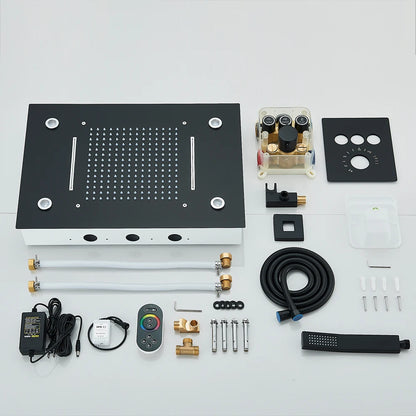 Digital Display Thermostatic Rain Shower System 14 20