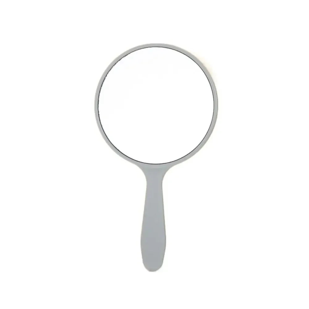 1pc Makeup Mirror Durable Handle Handheld Mirror Anti-Fall