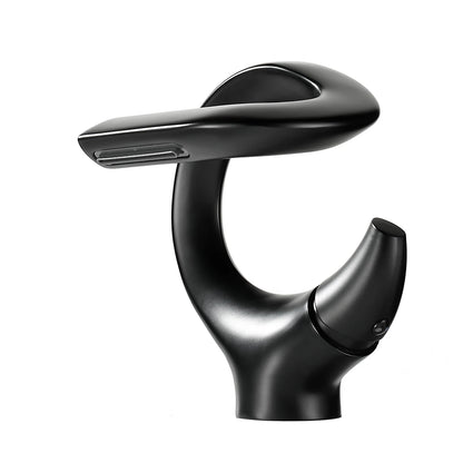 Design Basin Faucet Brass Bathroom Basin Waterfall Cold
