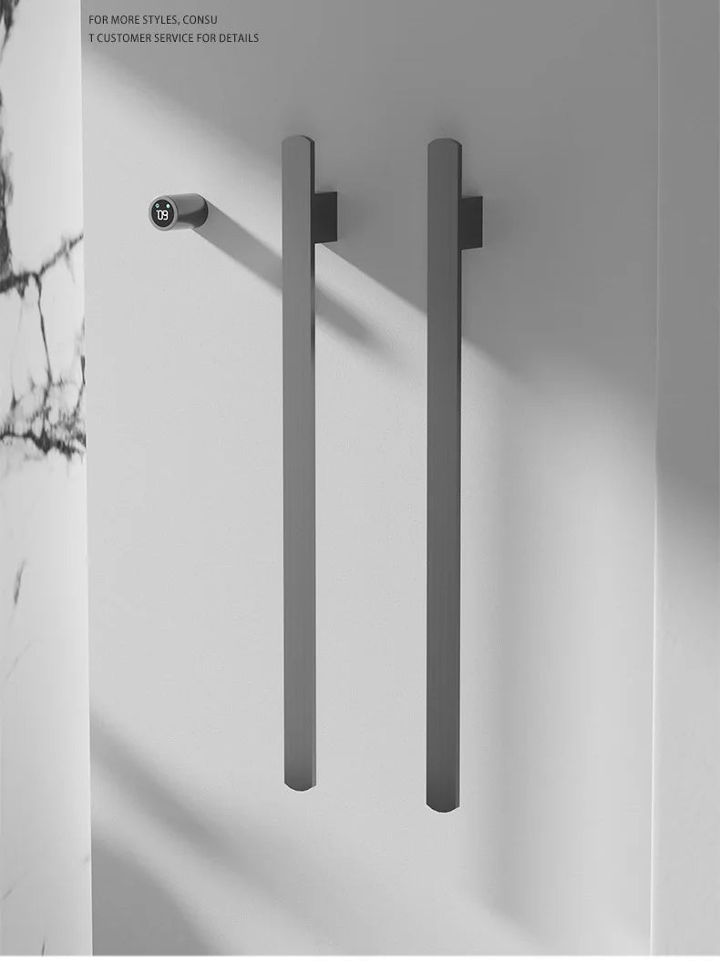Intelligent Electric Heating Towel Rack Invisible Installation