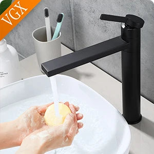 Vgx Bathroom Faucets High Basin Mixer Sink Tall
