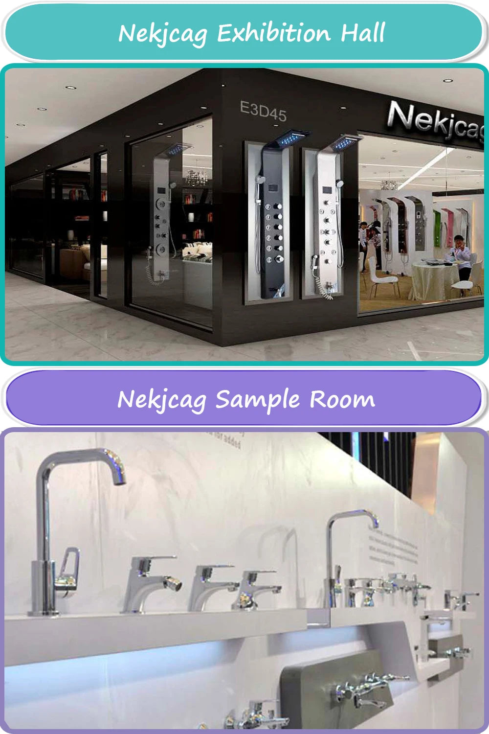 Square Extension Tube Bathroom Shower Faucet Extra Extend