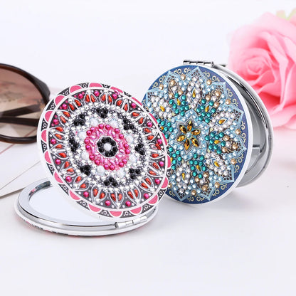 Diy Diamond Art Mosaic Makeup Mirror Cross Stitch