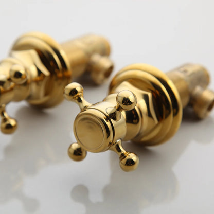 Kemaidi Antique Brass Bathroom Faucets Inch Brass Widespread