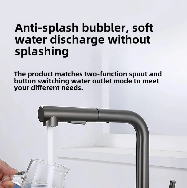 Handfree Grey Touch On Faucet Stainless Steel Cold