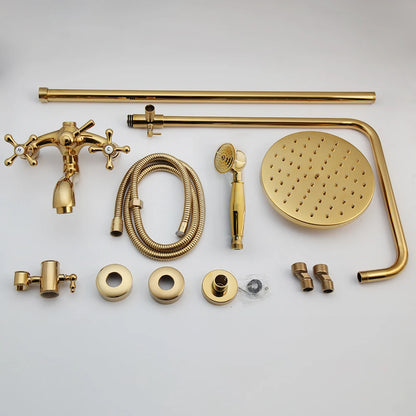 Kemaidi Gold Shower Faucet In Wall Stainless Steel