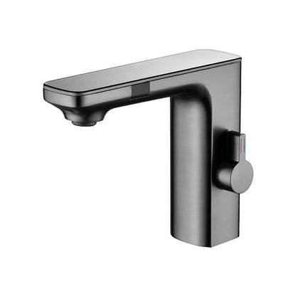 Smart Display Bathroom Basin Faucet Touchless Cold Water