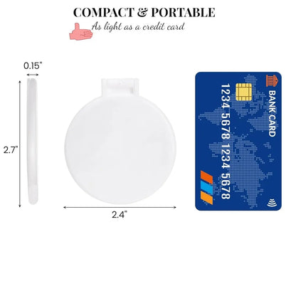 10/20/30 Compact Mirror Bulk Round Makeup Mirror Purse
