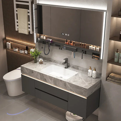 Paper Drawers Bathroom Cabinet Organizer Storage Mirror Toilet