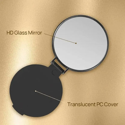 100pcs Mini Folding Makeup Mirror Circular Pocket Mirror