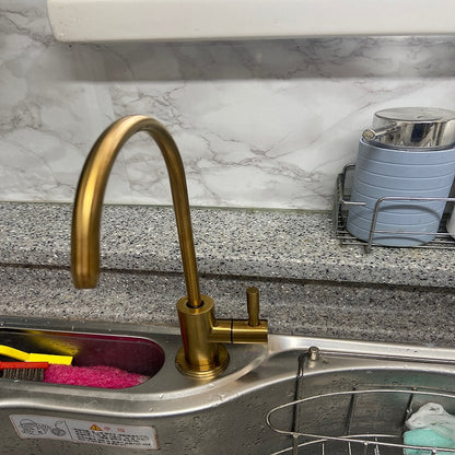 Kktnsg Water Purifier Faucet Brushed Gold Faucet Osmosis