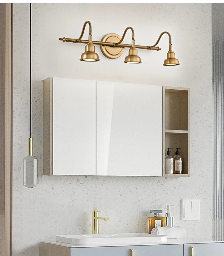 Led Mirror Headlight Anti Fog Mirror Cabinet Bathroom
